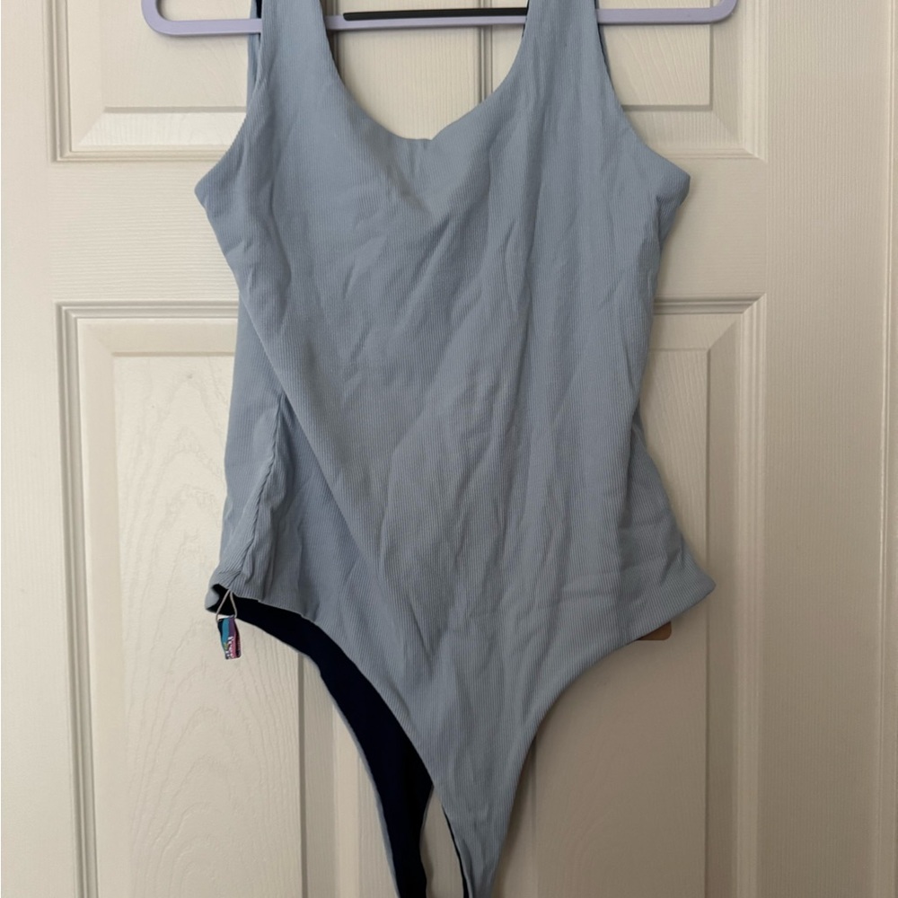 Elegant Blue Women's Bodysuit